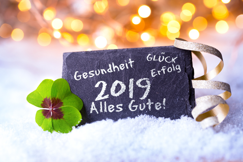 Alles Gute für das neue Jahr 2019!